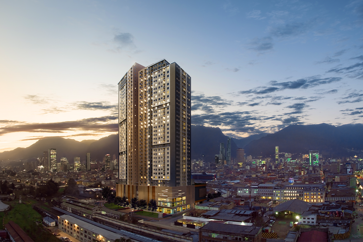 Torre Estación una nueva manera de vivir en centro de Bogotá